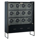 WOLF Axis 12 Piece Watch Winder Cabinet – Powder Coat