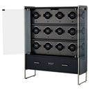 WOLF Axis 12 Piece Watch Winder Cabinet – Powder Coat