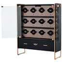 WOLF Axis 12 Piece Watch Winder Cabinet – Copper