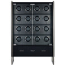 WOLF Axis 16 Piece Watch Winder Cabinet – Powder Coat