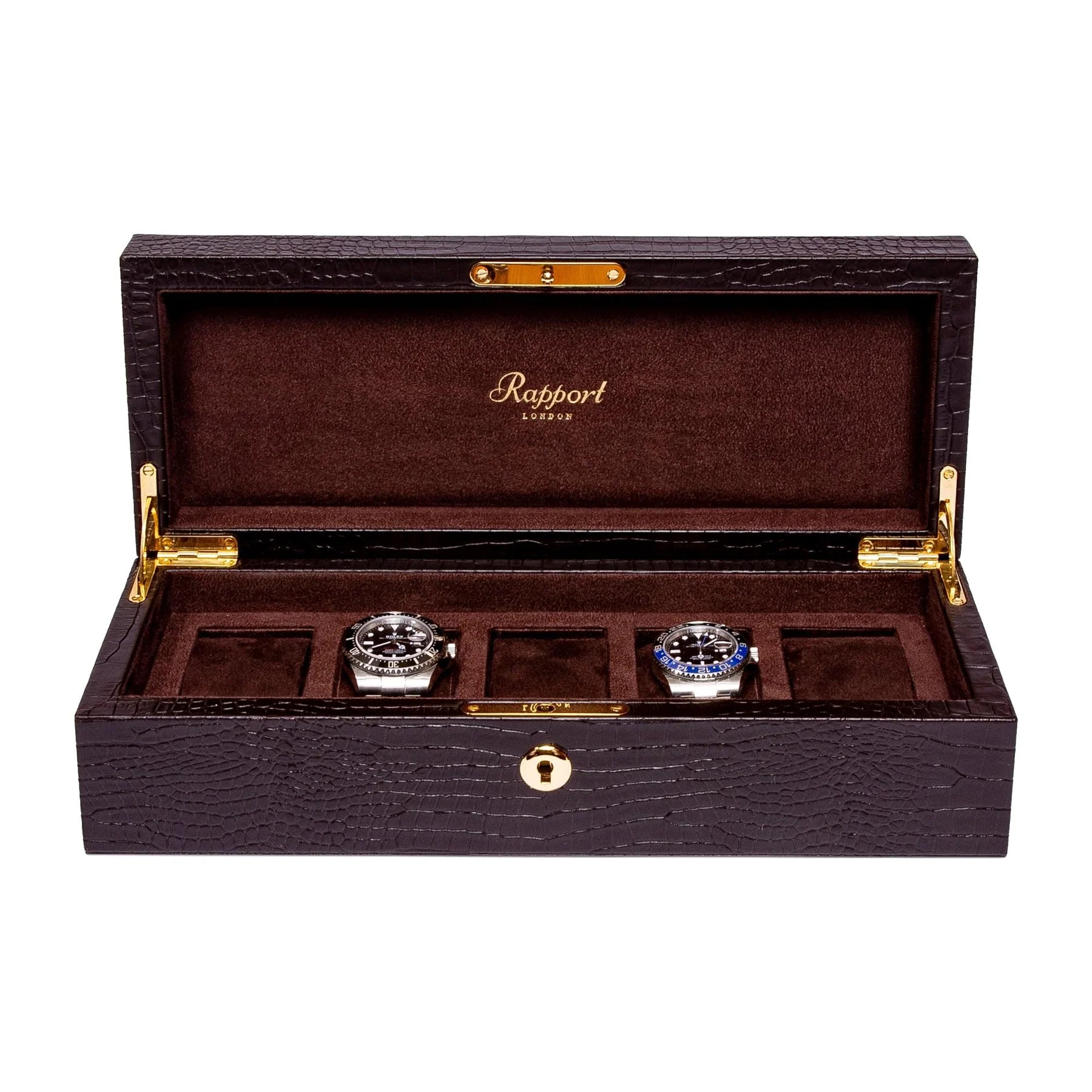 BromptonBrown5WatchBoxFrontOpe
