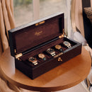 Rapport Brompton Five Watch Collector Box Case - Brown (5 Watches)