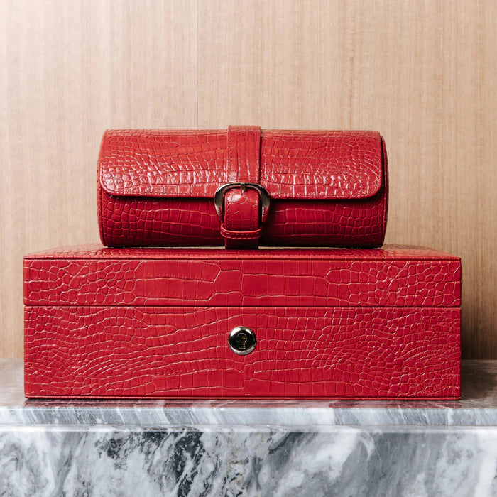 Rapport Brompton 8 Watch Box - Red