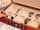 Rapport Labyrinth Ten Watch Box -10 Watches (Red)