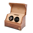 Rapport Perpetua III Double Watch Winder - Walnut