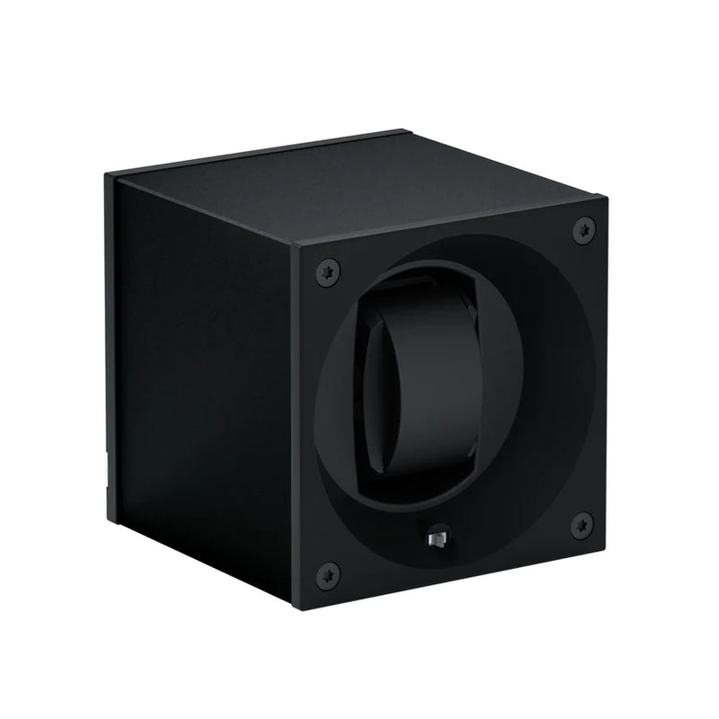 Swiss Kubik Masterbox Single Aluminum Watch Winder - Black