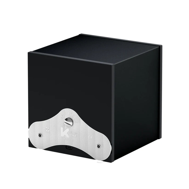 Swiss Kubik Masterbox Single Aluminum Watch Winder - Black
