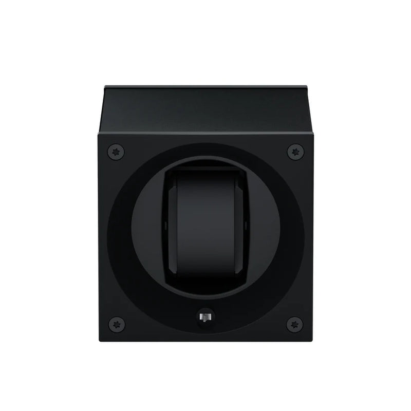 Swiss Kubik Masterbox Single Aluminum Watch Winder - Black