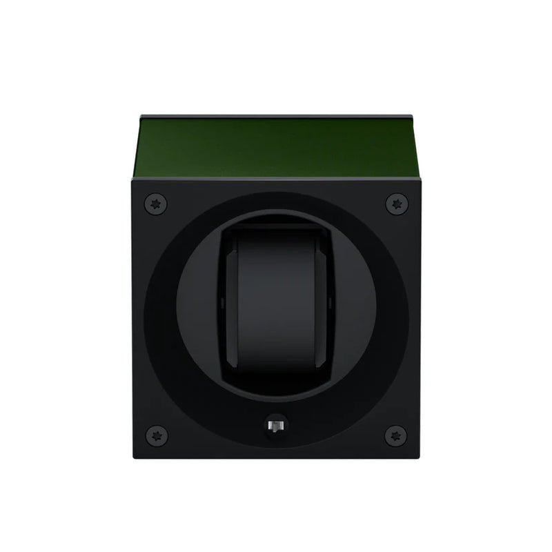 Swiss Kubik Masterbox Single Aluminum Watch Winder - Dark Green