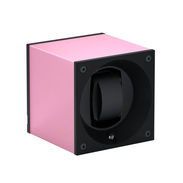 Swiss Kubik Masterbox Single Aluminum Watch Winder - Pink
