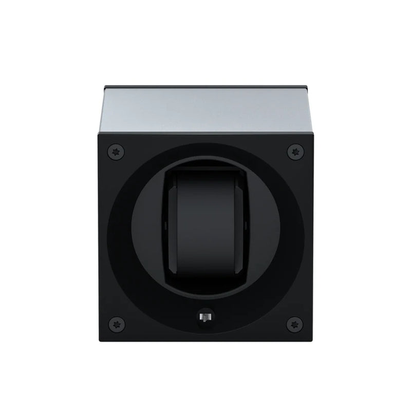 Swiss Kubik Masterbox Single Aluminum Watch Winder - Silver