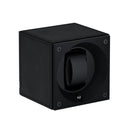 Swiss Kubik Single Watch Winder - Black Leather
