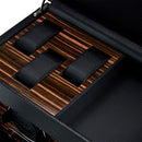 WOLF Macassar Double Watch Winder with Storage