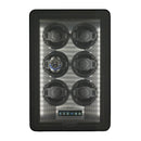 Rapport Neo Six Watch Winder in Black - side profile with fingerprint control