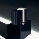 Rapport Neo Six Watch Winder in Black - lifestyle view with Silver Neo Six