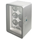 Rapport Neo Six Watch Winder in Silver - side profile with fingerprint control
