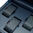 WOLF Earth Triple Watch Winder in Midnight Blue - close-up of watch storage