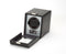 WOLF Brushed Metal Single Watch Winder with Cover