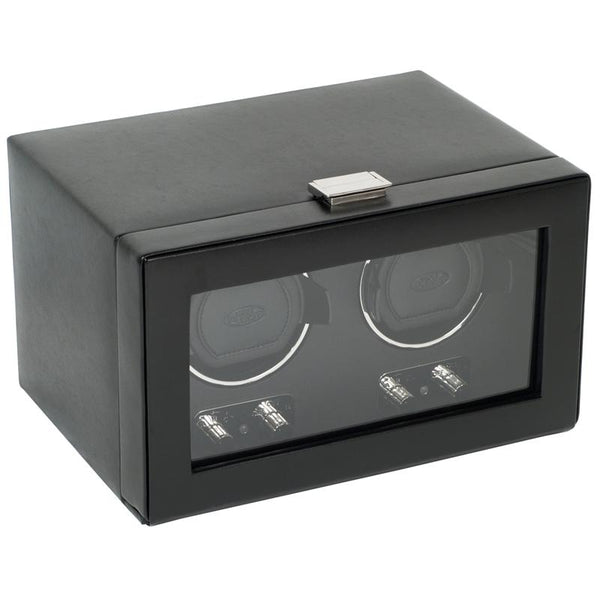 WOLF Heritage Double Watch Winder with Cover
