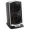 Diplomat Economy Double Watch Winder Tower - Silver / Black