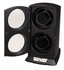 Diplomat Economy Double Watch Winder Tower - Matte Black