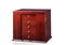 Diplomat Elegant Teak Wood Finish Jewelry Chest with 4 Drawers and 2 Pull Out Chain Racks and Locking Lid