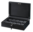 Volta Carbon Fiber Finish 10 Watch Case (10 Watches)