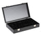 Diplomat Watch Case Black Leatherette Eighteen Watch Case with Black Felt Interior and Adjustable Inserts