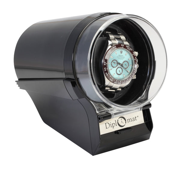 Diplomat Economy Collection Single Watch Winder - Black