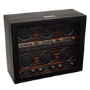 WOLF Roadster 6 Piece Watch Winder with Cover