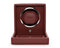 WOLF Single Cub Watch Winder with Cover - Bordeaux