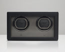 WOLF Double Cub Watch Winder with Cover - Black