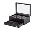 WOLF Viceroy 10 Piece Watch Box with Drawer