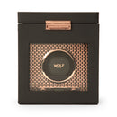 WOLF Axis Single Watch Winder with Storage - Copper