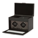 WOLF Axis Double Watch Winder with Storage - Powder Coat