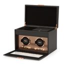 WOLF Axis Double Watch Winder with Storage - Copper
