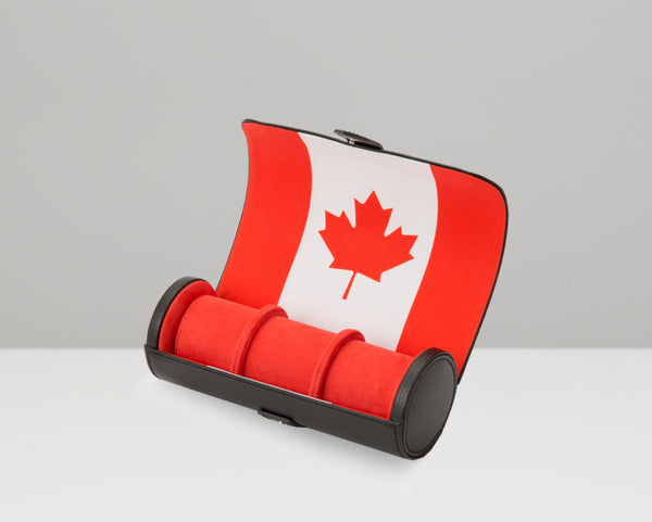 WOLF Navigator Triple Watch Roll - Canadian Flag