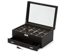 WOLF Roadster 10 Piece Watch Box with Drawer
