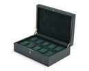 WOLF British Racing 10 Piece Watch Box - Green