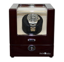 Pangaea S310 Single Watch Winder Mahogany (Battery or AC Powered)