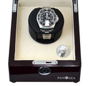 Pangaea S310 Single Watch Winder Mahogany (Battery or AC Powered)