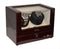 Pangaea D310 Double Watch Winder- Mahogany (Battery or AC Powered)