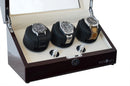 Pangaea T330 Triple Automatic Watch Winder- Mahogany