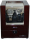 Pangaea D510 Double Watch Winder with LED Lights - Mahogany