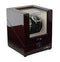 Pangaea D510 Double Watch Winder with LED Lights - Mahogany