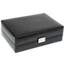 Four Piece Travel Watch Box with Valet (For 4 Watches) by WOLF