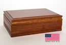 #H50C WoodTop 50 Count Cigar Humidor; Amish Crafted, Heritage Cherry finish