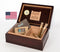 #H75M WoodTop 75 Count Cigar Humidor (Made in USA)