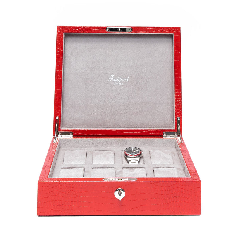 Rapport Brompton 8 Watch Box - Red