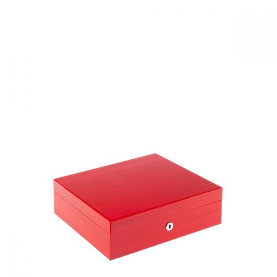 Rapport Heritage Chroma Eight Watch Box Case - Red